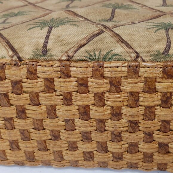 Fossil Key Per Tote Bags for Women for sale | eBay Fossil Canvas and Wicker Weave -Palm Tree Print Shoulder/Handbag Purse 75082 Key